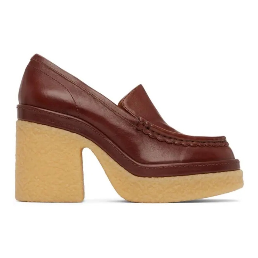 Jamie Platform- Gold Leather main image 1